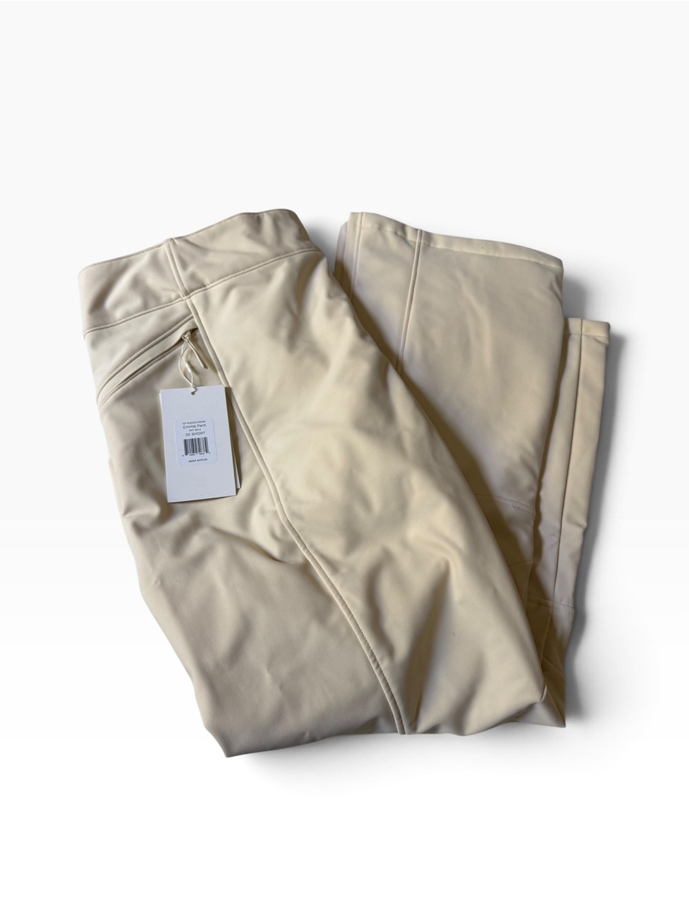 Halfdays Emma Soft Shell Pant Oatmilk Ski Snowboard NWT 2X Short